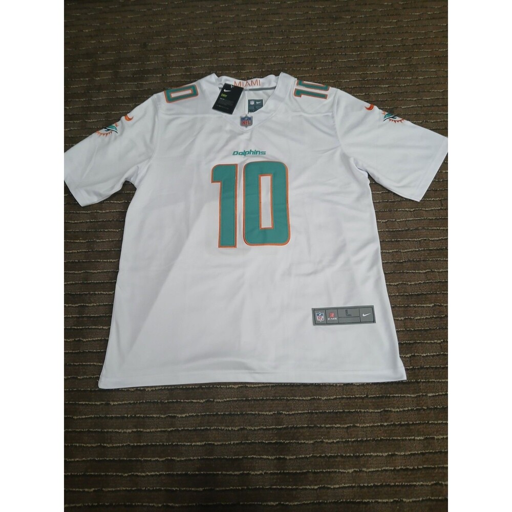 Nike Dri Fit On Field Miami Dolphins Tyreek Hill #10 NFL Jersey Men's Large NEW